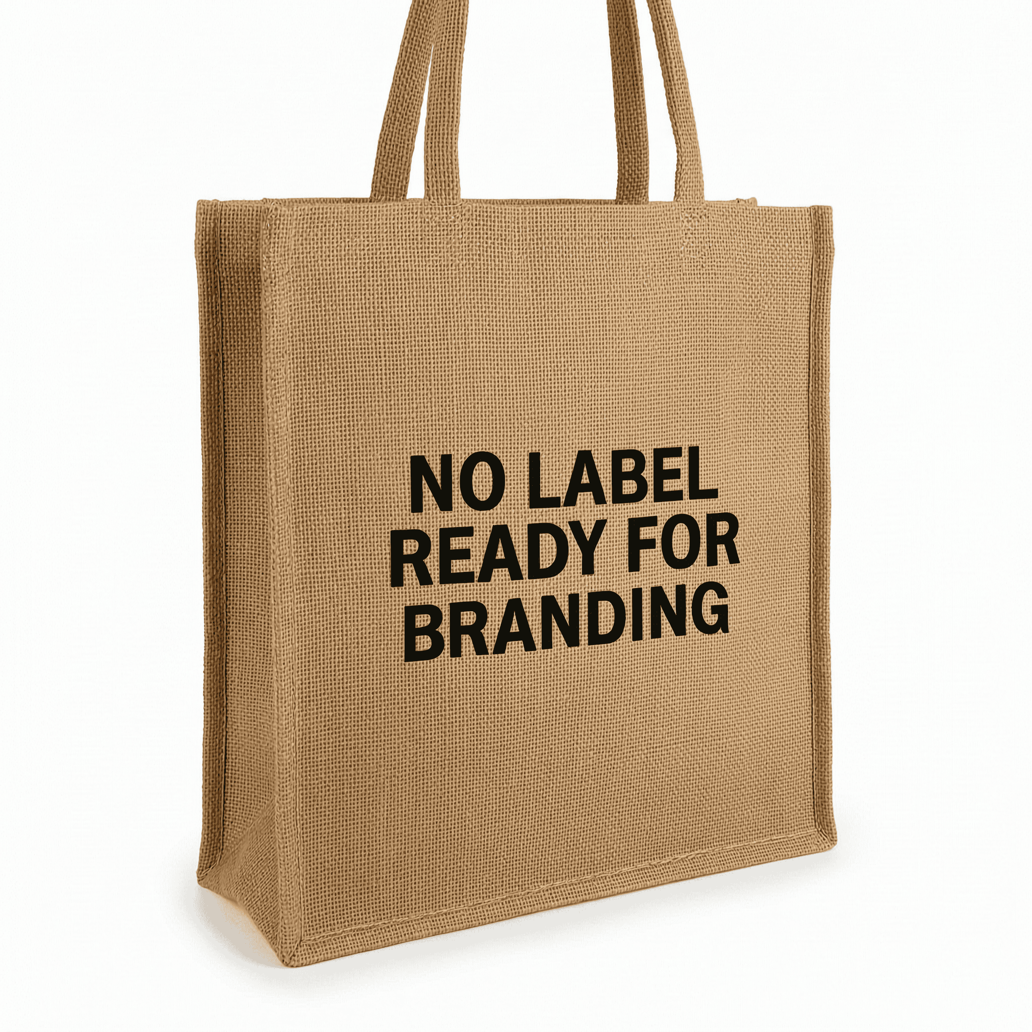 Jute Canvas Tote Bag — Natural, Sustainable & Fully Brandable