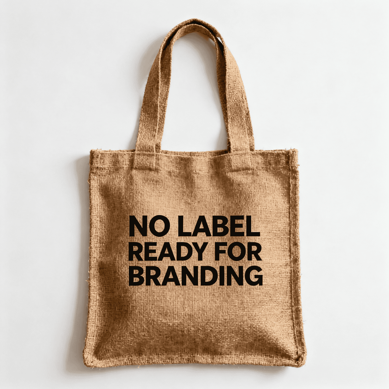 Jute Canvas Tote Bag — Natural, Sustainable & Fully Brandable