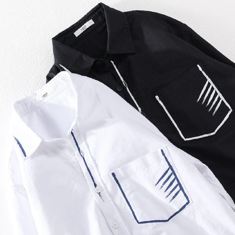 Cargo / Casual Shirt / Printed Sleeve Pocket Shirt for Men Best Selling