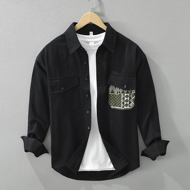 Semi Casual Cargo Shirt For Men New Arrival 2025