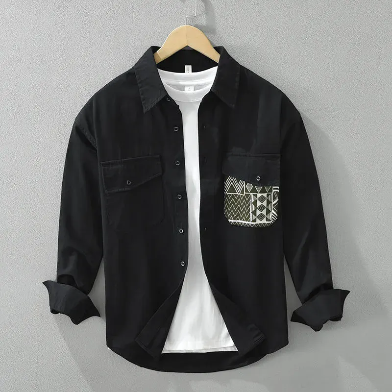 Semi Casual Cargo Shirt For Men New Arrival 2025