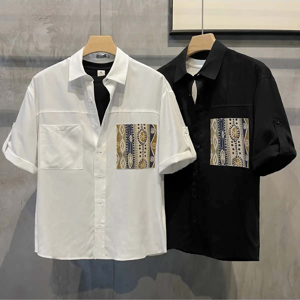 Designer Short Sleeves Shirt for Men Hot  Selling USA / Europe