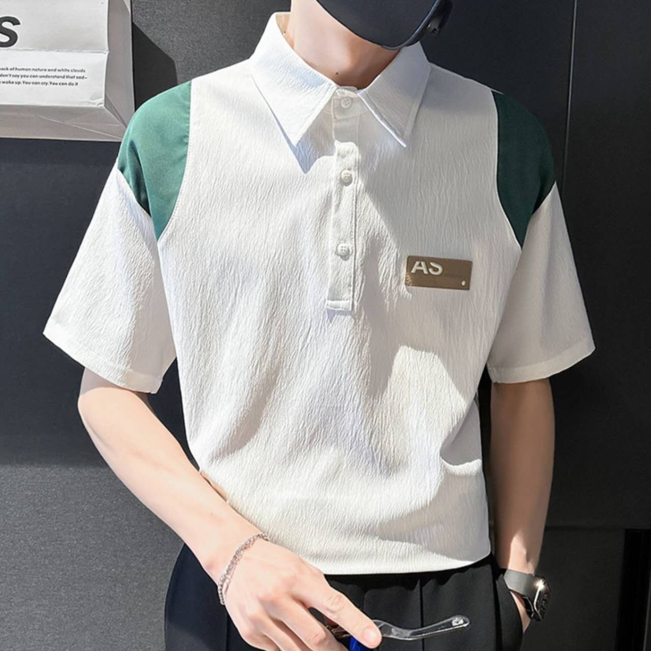 Club Wear Semi Formal Polo Designer T Shirt for Men New Arrival 2025