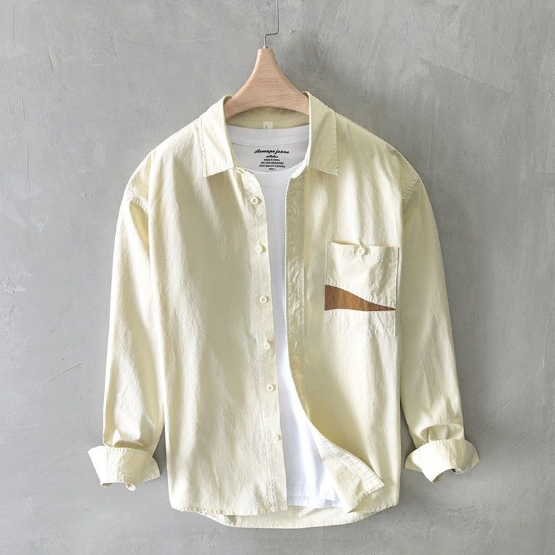 Cotton Solid Shirt for Men Hot Selling USA / Europe / Middle East 2025