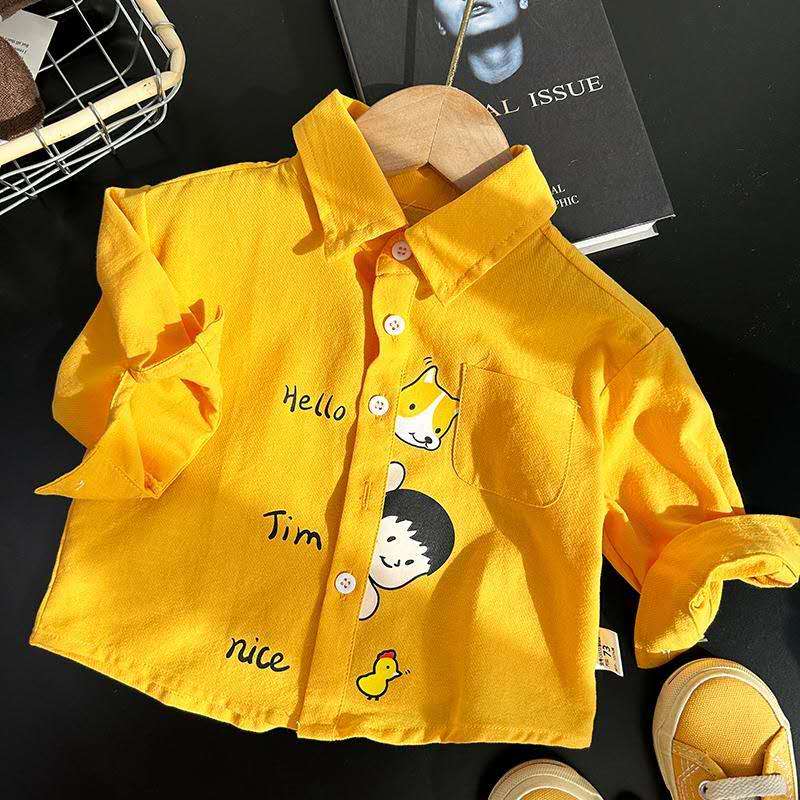 Casula Colorfull Kids Cotton Shirt Hot Selling 2025