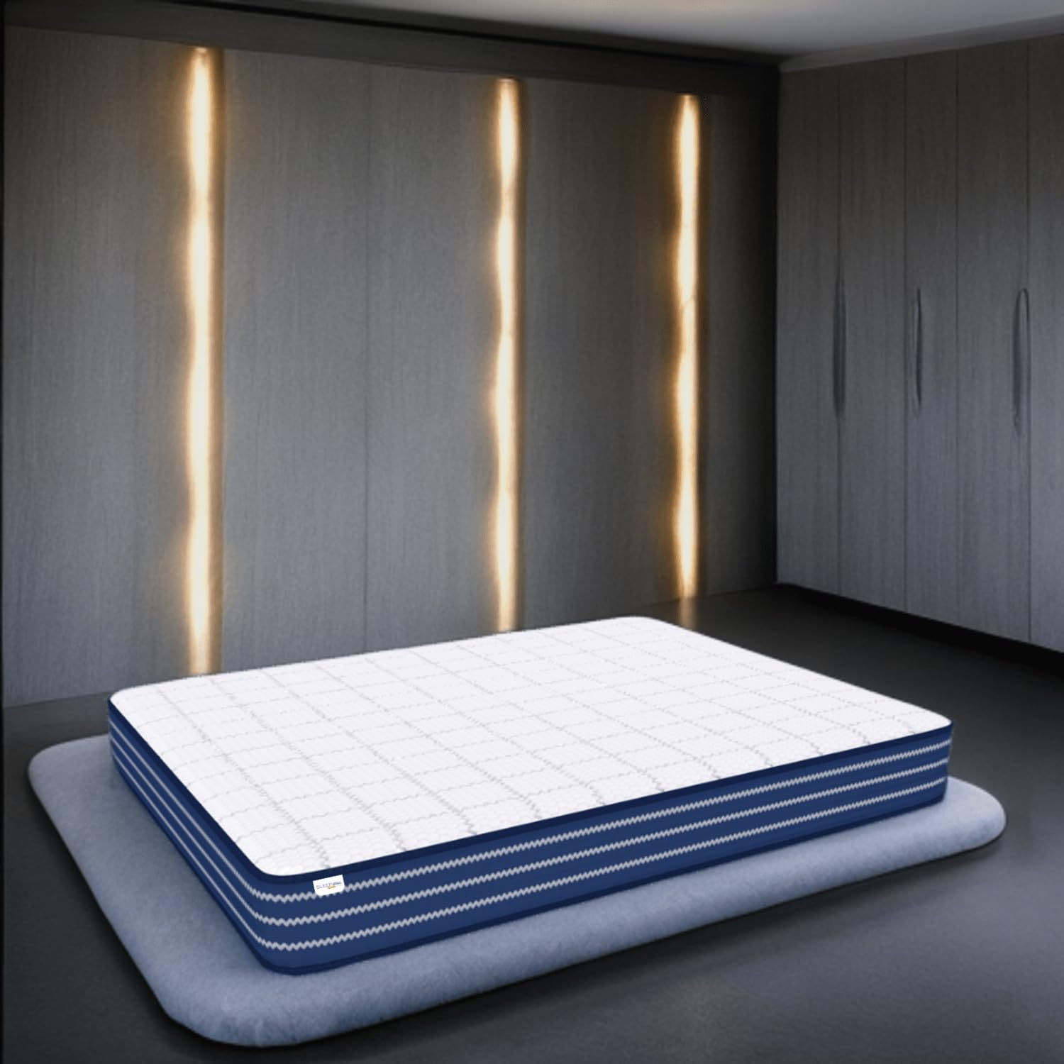 Fressio Mattress Pocket Spring King / California Queen Size 6 Layered Comfort Tech Quilting USA / EUROPE 2025