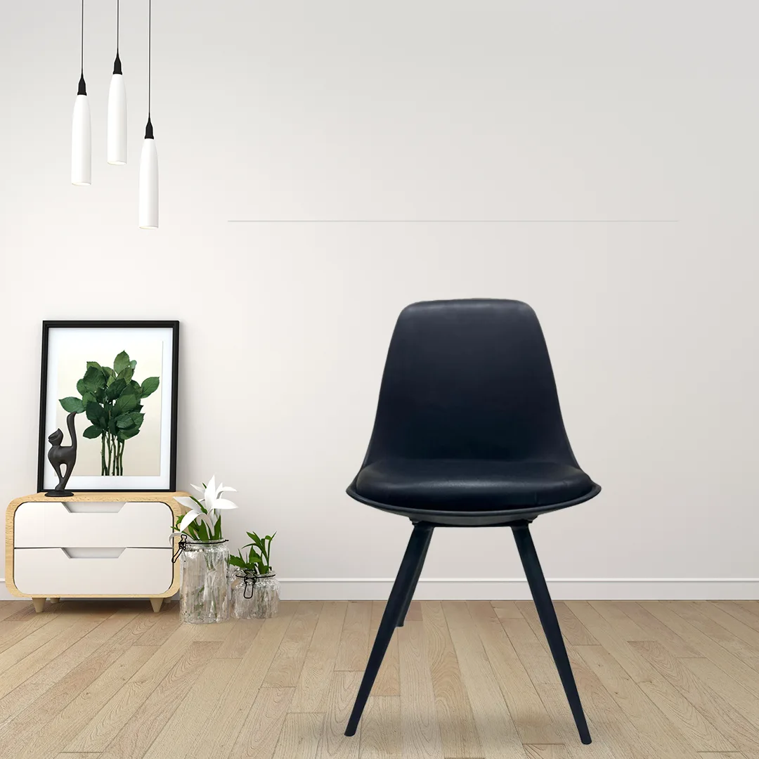 Black Color Modern Visitor Chair Cushion Seat Ultra Premium Model 2025