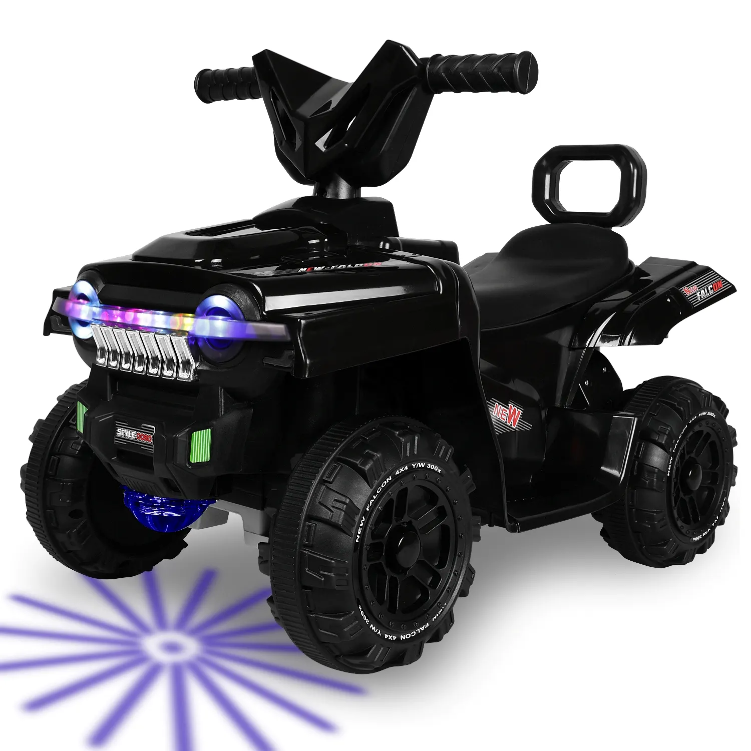 Falcon Deluxe Mini Kids Electric EV Car Ride-on Off-road Boys Girls Children Electric Car for Exports