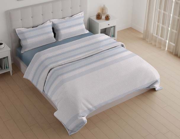 Granduer Elegance 300 TC  Bed Sheet Print 100% Cotton Bedding Flat Sheet, Pillow Cover Set For Bedroom Best Quality Wholesale Price Bedsheet