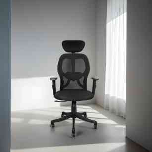 Matrix Ergonomic High Back Premium Executive Boss Black Mesh Chair Head Rest High Durability Best Selling 2025