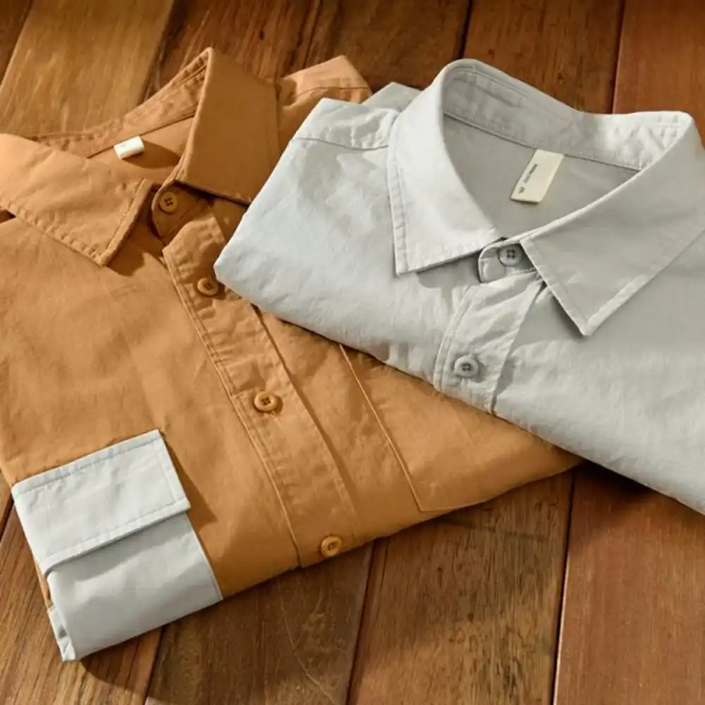 Double Pocket Club Wear Classic Shirt For Men Best Selling Usa / Europe